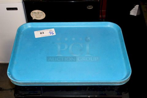 OUTSTANDING! Cambro 1520CL 15" x 20" Camlite Trays. 46x Your Bid. 