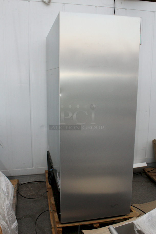 BRAND NEW SCRATCH & DENT! True TSD-47G-HC-LD 54 1/8" Sliding Glass Door Reach-In Refrigerator with LED Lighting, 115v. TESTED! IN WORKING ORDER! The Glass For The Left Door Is Missing. 54 1/8 x 29 5/8 x 84 1/2 - Image 7 of 8