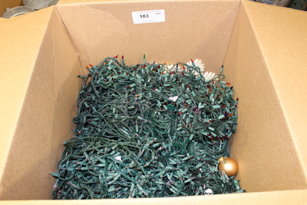 21 Strings Of Christmas Lights.  - Image 1 of 2