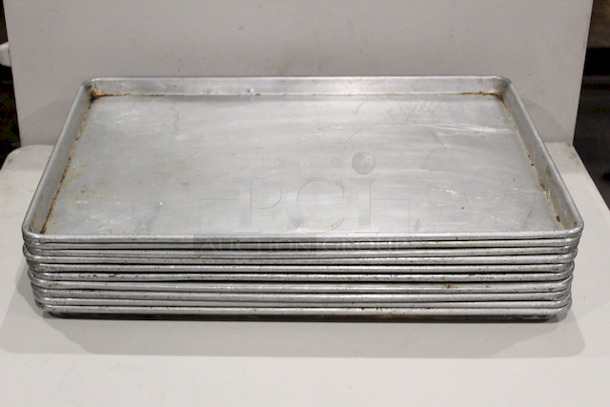 HUGE LOT! Vollrath 9001 Wear-Ever Full Size 16 Gauge 18" x 26" Wire in Rim Aluminum Bun / Sheet Pan
18x25-1/2x1	
10x Your Bid
 - Image 7 of 8