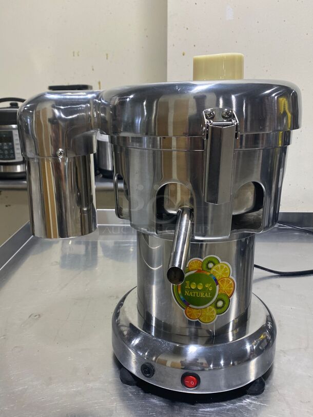 ELECTRIC JUICE EXTRACTOR STAINLESS STEEL COMMERCIAL FRESH JUICE PRESS