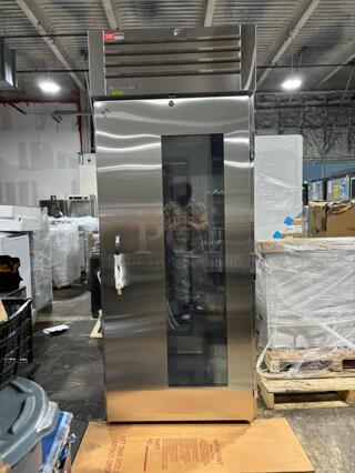 WOW!! Brand New Turbo Air PRO-26R-G-RI-N 34" W One-Section Glass Door Roll-In PRO Series Refrigerator
