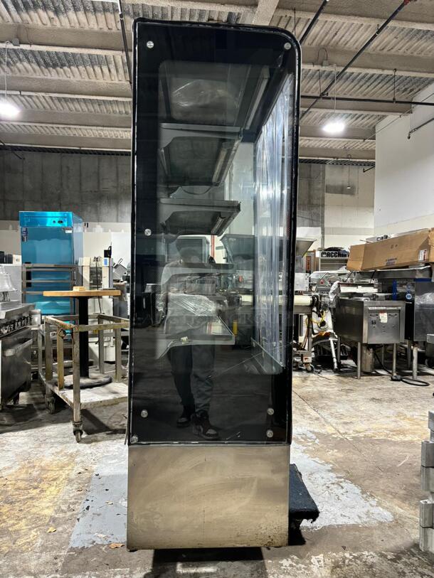 Sifa Commercial Refrigerated Open Grab-N-Go Display Case! With Pull Down Front Cover! Solid Stainless Steel! Model: GAEP6L096N0710
 - Image 2 of 4