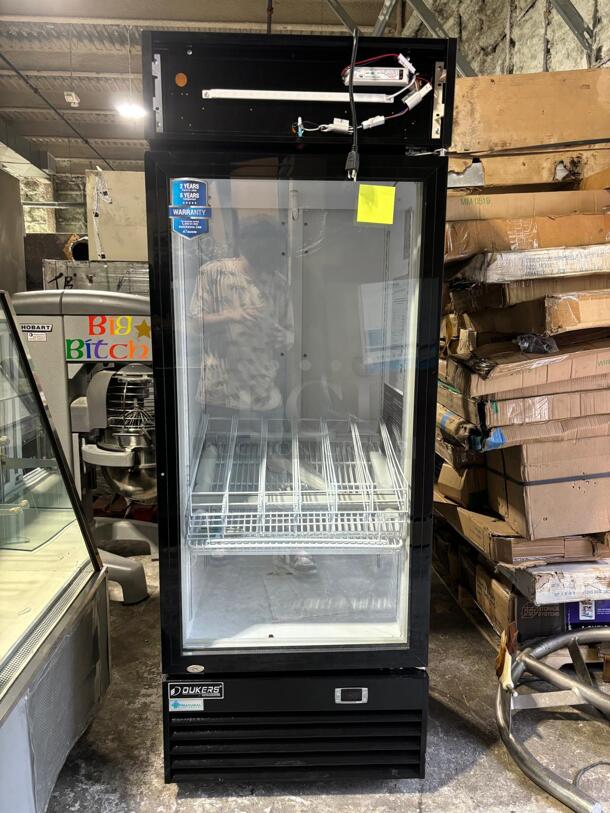 Dukers - DSM-12R Commercial Single Glass Swing Door Merchandiser Refrigerator  - Image 6 of 6