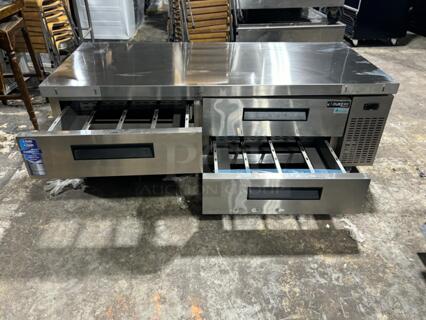 Dukers STAINLESS STEEL Chef Base Refrigerator
