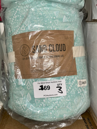 BRAND NEW/SEALED BAG! Sand Cloud Twin XL 2-Piece Comforter Sets. 3x Your Bid