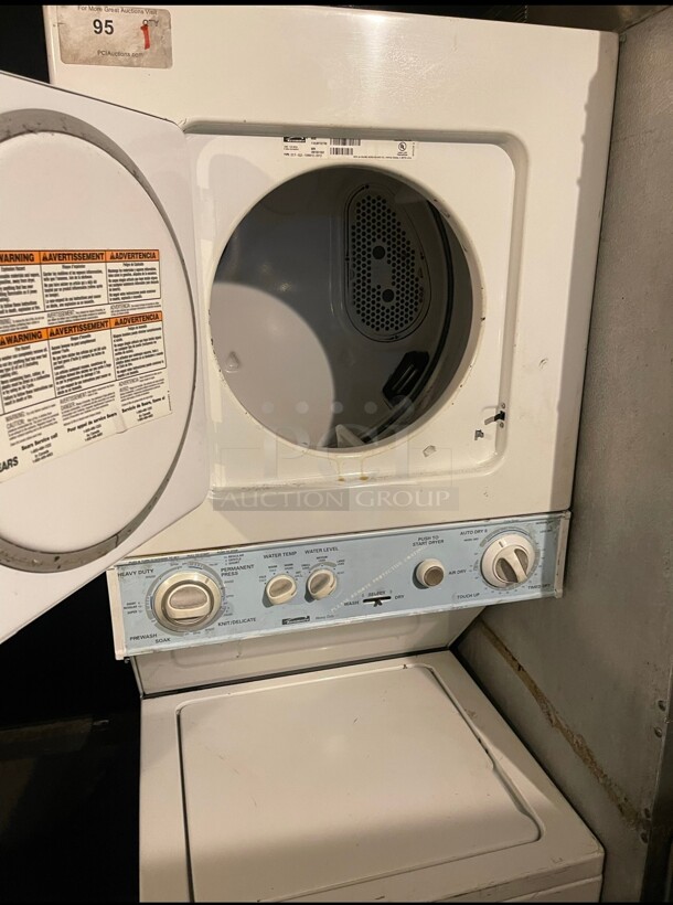Kenmore Electric Stacked Laundry Center with 3.8-cu ft Washer and 5.9-cu ft Dryer NSF  - Image 2 of 6