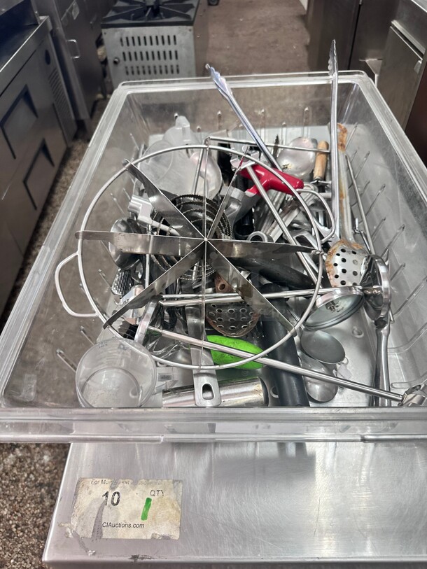 One Lot! Misc Stainless Steel kitchen Ware NSF  - Image 3 of 6