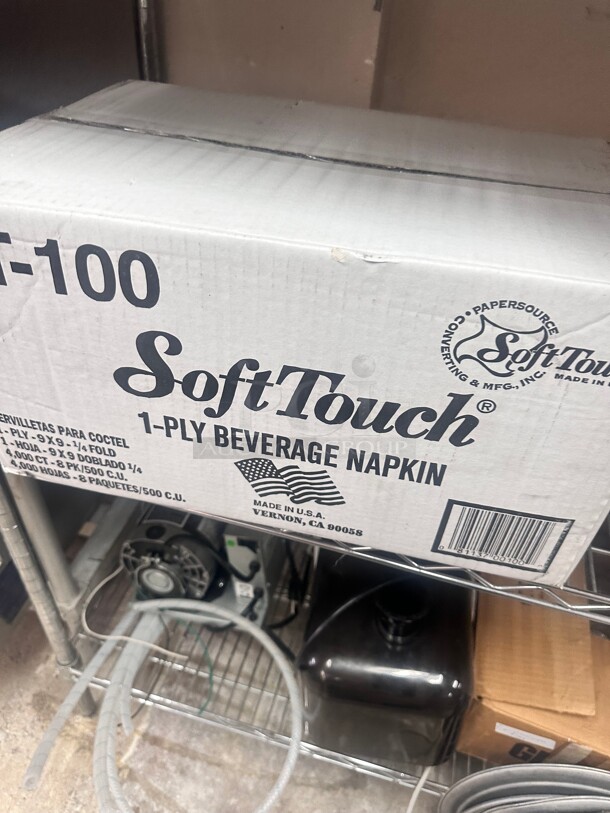 New Soft Touch ST-100 1-Ply Beverage Napkin 4000 Ct - Image 5 of 6