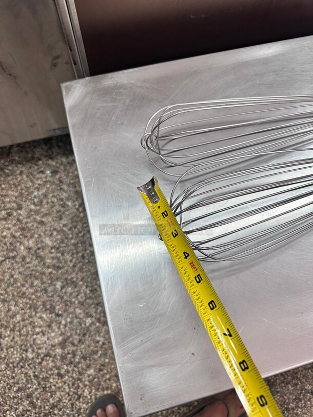Commercial  Stainless Steel French Whip / Whisk with Metal Handle - Image 4 of 6