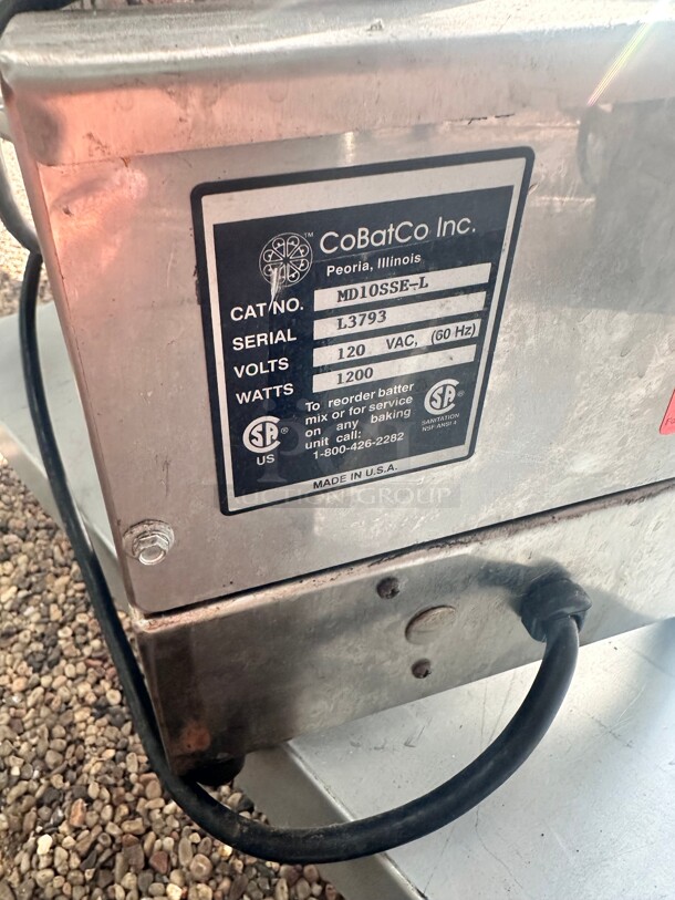 Cobatco MD10SSE-L Waffle Cone Maker 115 Volt Tested and Working! - Image 4 of 7