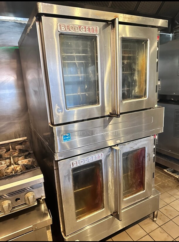 Late Model Blodgett ZEPH-100-G DBL Zephaire Double Full Size Liquid Natural Gas Convection Oven - 100,000 BTU Working - Image 9 of 9