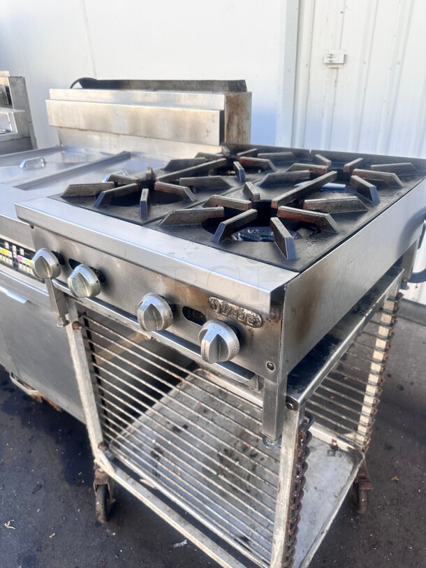 Jade Range JHP-624_NAT Hotplate Countertop Gas 24" Working - Image 5 of 7