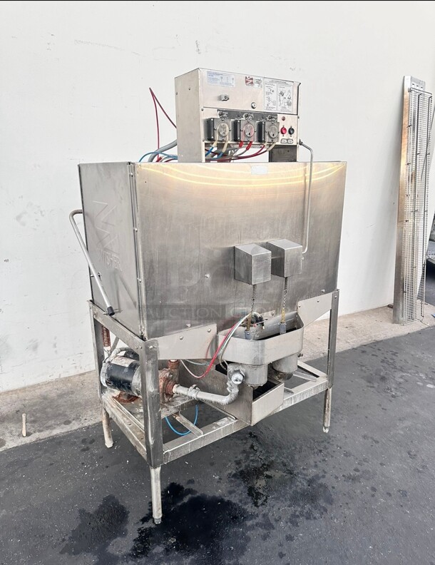 Nice! ADS 5AG-S 74 Rack/Hr Double Rack Low Temp Dishwasher - 115V Tested and Working! - Image 2 of 10