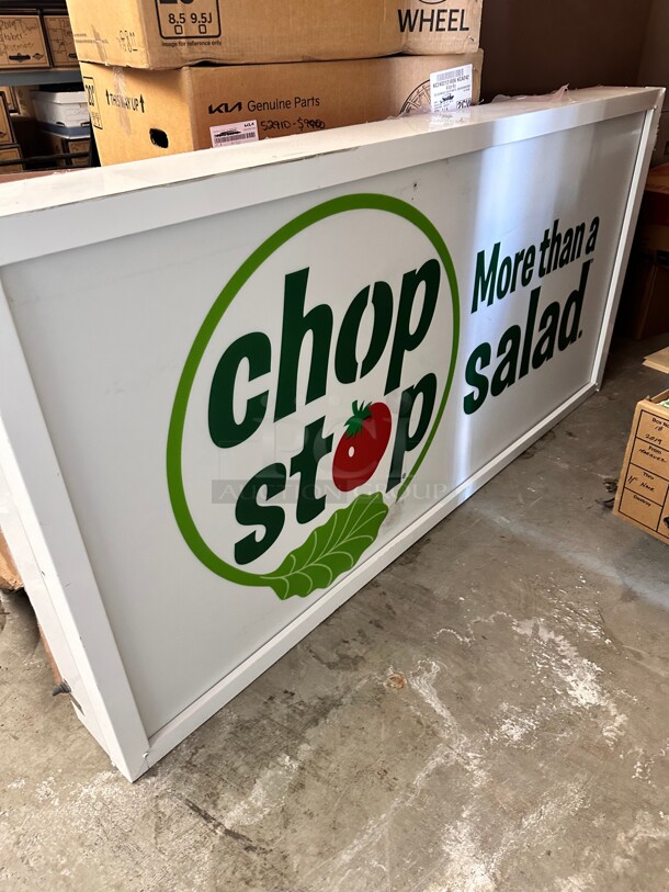 60x30x6 Metal Signage with Light - Image 2 of 5