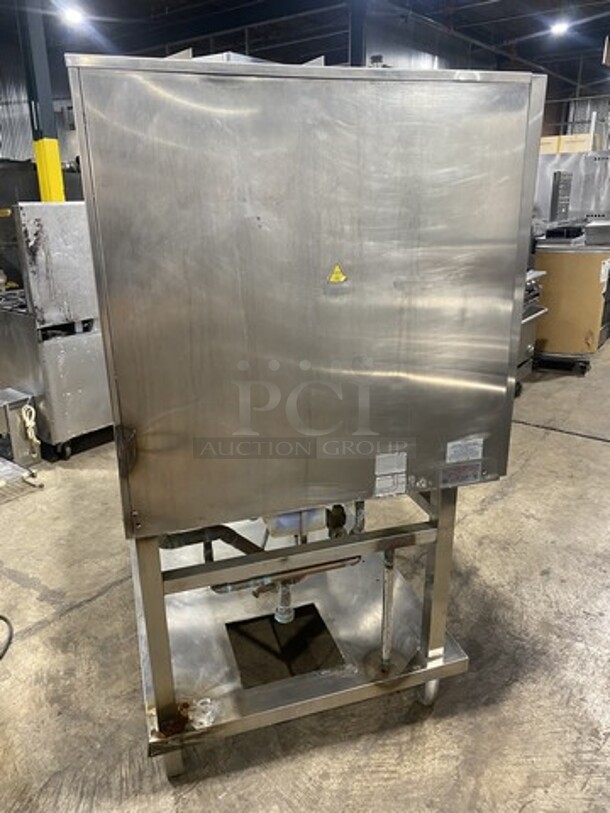 Electrolux Full Size Electric Powered Combi Convection Oven! AIR-O-STEAM Edition! Model AOS102EABU Serial 64900002! 208V 3 Phase! On Stand On Legs!  - Image 2 of 10