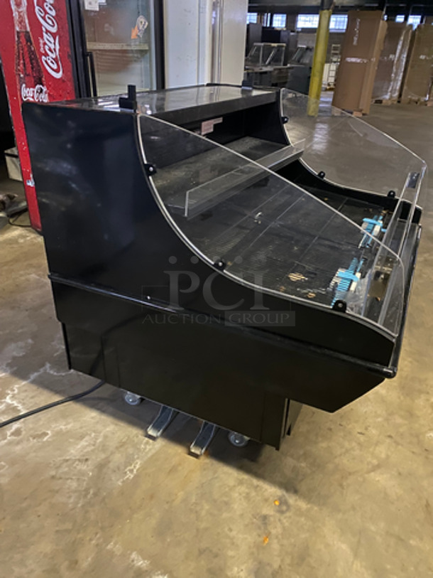 NEVER USED! Hussman Commercial Refrigerated Open Grab-N-Go Merchandiser! With Shelf And Poly Coated Racks! Model: Q2SSM4S SN: MY17L066930 120/208/240V 60HZ 1 Phase - Image 4 of 8