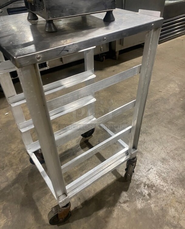 Metal Commercial Pan Transport Rack on Commercial Casters! - Image 4 of 6