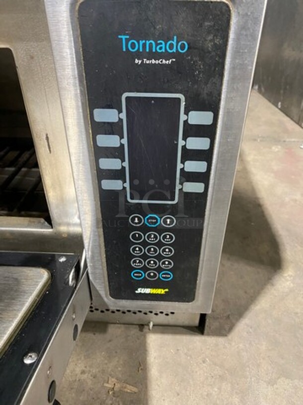 2010 Turbo Chef Commercial Countertop Rapid Cook Oven/ Microwave Oven! All Stainless Steel! Tornado Series Model: NGCD6 SN: NGCD6D06168 208/240V 60HZ 1 Phase - Image 6 of 8