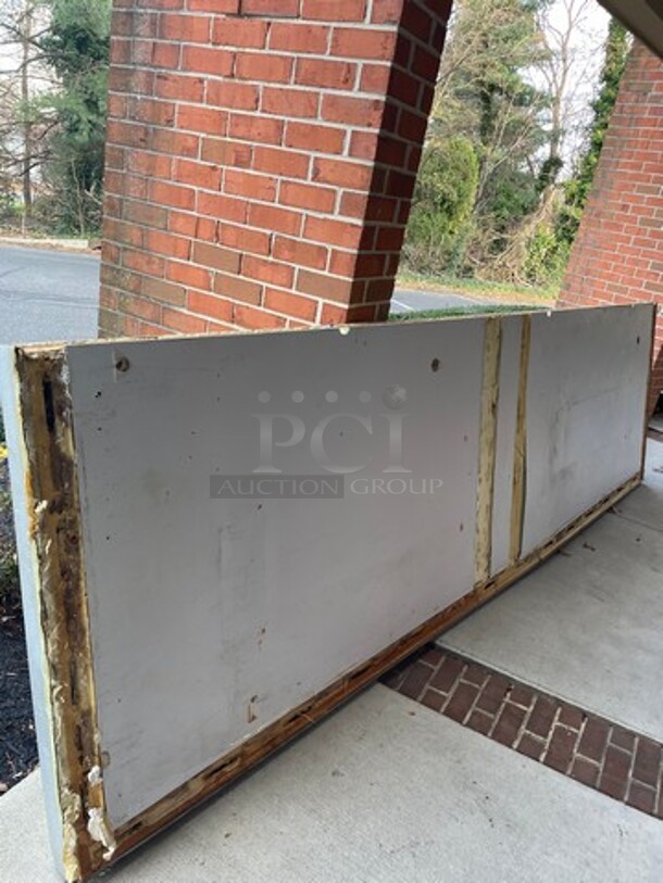 NICE! Kolpak Commercial Walk In Cooler And Freezer Combo Unit! Cooler Has NO FLOOR, Freezer WITH FLOOR! With Blower! NO COMPRESSOR! METRO RACKS NOT INCLUDED! Box Size 7' By 13'.5 By 8'! - Image 9 of 11