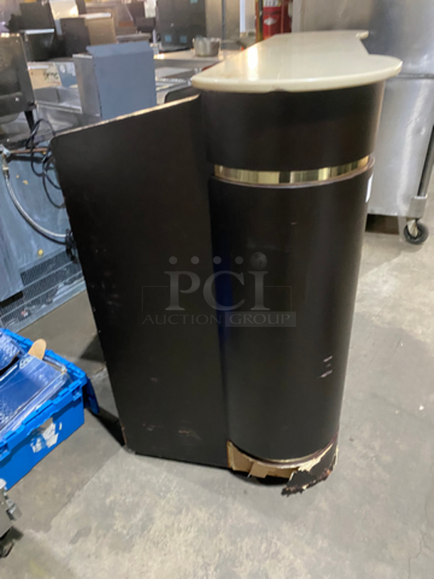 Forbes Commercial Mobile Bar! With Stainless Steel Work Top! With Drain Sink! With Storage Space Underneath! On Casters! Model: 4875-6 - Image 3 of 8