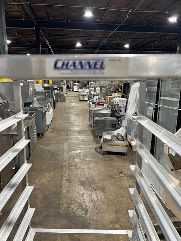 Channel Metal Commercial Pan Transport Rack! On Casters! MODEL AUR12 - Image 3 of 5