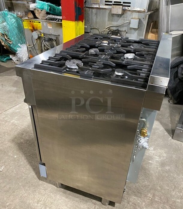 2022 Zline Gas Powered 6 Burner Stove! With Oven Underneath! Stainless Steel! MODEL RG36 SN: RG36ge22030030-03 - Image 3 of 9