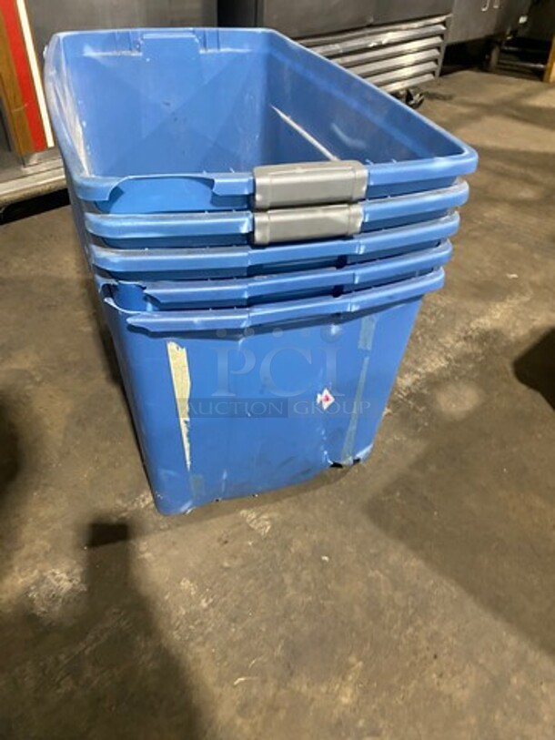 ALL ONE MONEY! Assorted Size Storage Bins! With 2 Small Lids Only! - Image 2 of 6