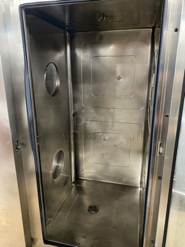 BEAUTIFUL! Rational Commercial Natural Gas Powered Combi Convection Oven! With View Through Door! With Digital Touch Controls! All Stainless Steel! On Legs! - Image 5 of 6