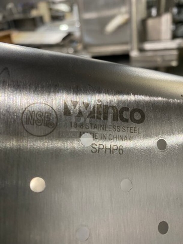 NEW! Winco Half Sized Perforated Pans! 4x Your Bid! - Image 7 of 7