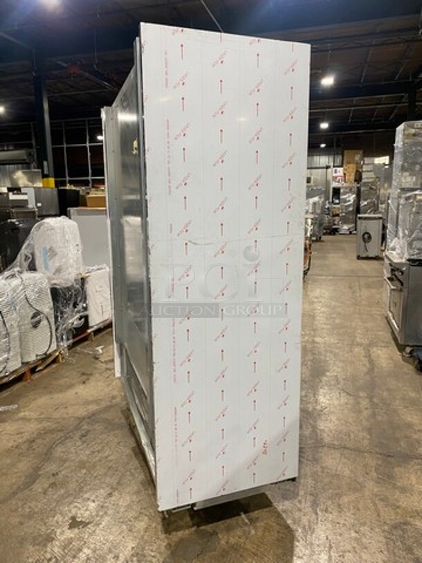 NEW NEVER USED! OUT OF THE BOX! 2016 Ciam Commercial Refrigerated Open Grab-N-Go Display Case! Solid Stainless Steel! MISSING BOTTOM FRONT COVER! Model: MURSTDL6FL15 SN: SN230416 220V 60HZ 1 Phase - Image 4 of 10