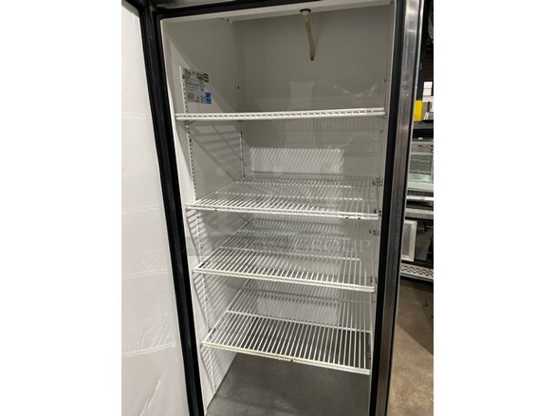 True Commercial Single Door Reach In Refrigerator! With Poly Coated Racks! All Stainless Steel! On Casters! Model: T23 SN: 5371594! 115V 60HZ 1 Phase!
 - Image 5 of 9
