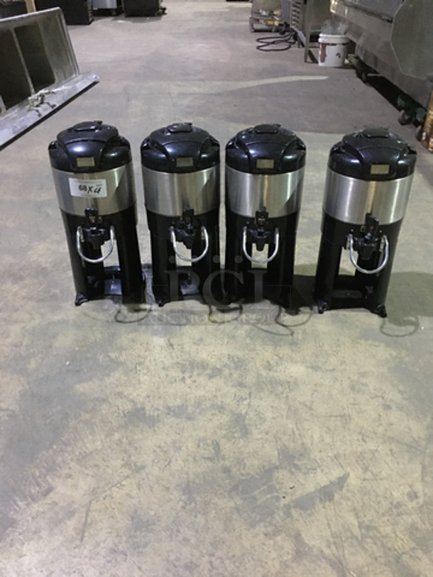 NICE! Bunn Coffee Holder/ Dispensers! With Stainless Steel Body! Model: TFSERVER SN: TF00444789 4 Times Your Bid!