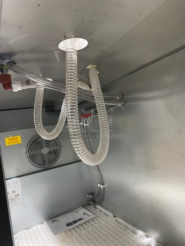 SCRATCH-N-DENT! Micro Matic Commercial Refrigerated Dual Tower Kegerator! With 2 Door Storage Space Underneath! NO TOWERS! Model: MDD68 SN: 15071401M 115V 60HZ 1 Phase - Image 8 of 12