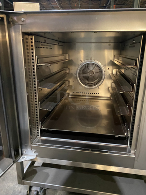 WOW! Baxter Commercial Electric Powered Combi Convection Oven! With View Through Door! With Digital Touch Controls! With Steam Line! All Stainless Steel! On Casters! Model: ML132512EU - Image 5 of 9