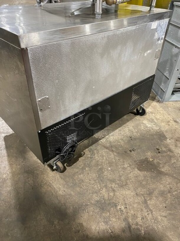 Commercial 2 Door Lowboy/Worktop Cooler! All Stainless Steel! On Casters! Model: TUC48R 115V 60HZ 1 Phase - Image 4 of 7