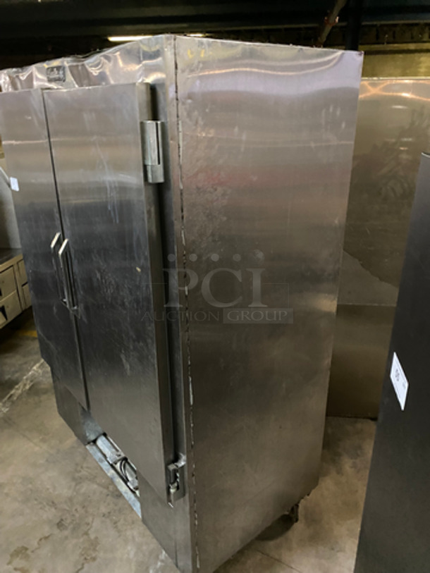 Leader Commercial 2 Door Refrigerator! With Poly Coated Racks! All Stainless Steel! On Casters! Model: LR54S/C SN: PX06S1310 115V 60HZ 1 Phase - Image 2 of 9
