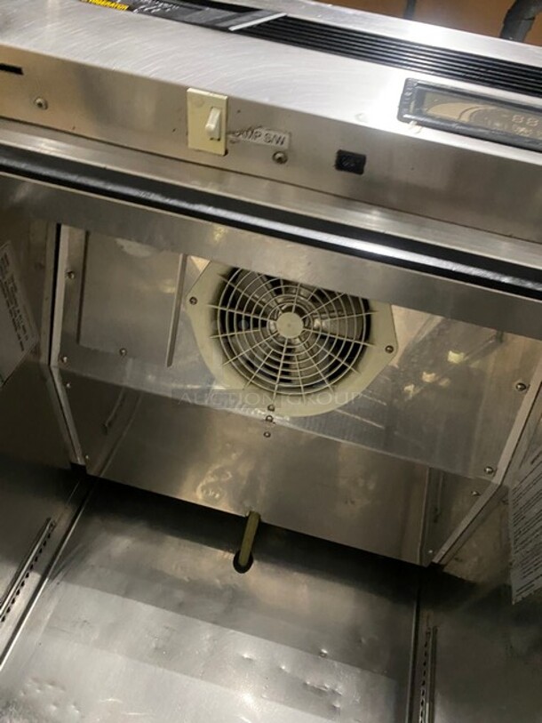 Turbo Air Commercial Single Door Reach In Refrigerator! All Stainless Steel! On Casters! Model: TSR23SD SN: DR23208043 115V 60HZ 1 Phase - Image 6 of 9