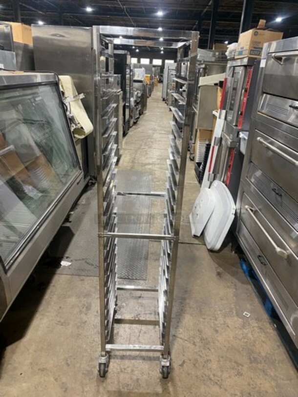 All Stainless Steel Slim Style Half Sized Pan Speed Rack! On Casters!  - Image 2 of 4