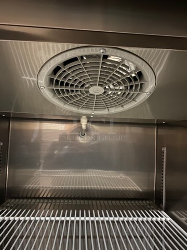 Turbo Air Commercial Single Door Reach In Freezer! All Stainless Steel! On Casters! Model: M3F241 SN: M3F2L7Y034 115V 60HZ 1 Phase - Image 7 of 10