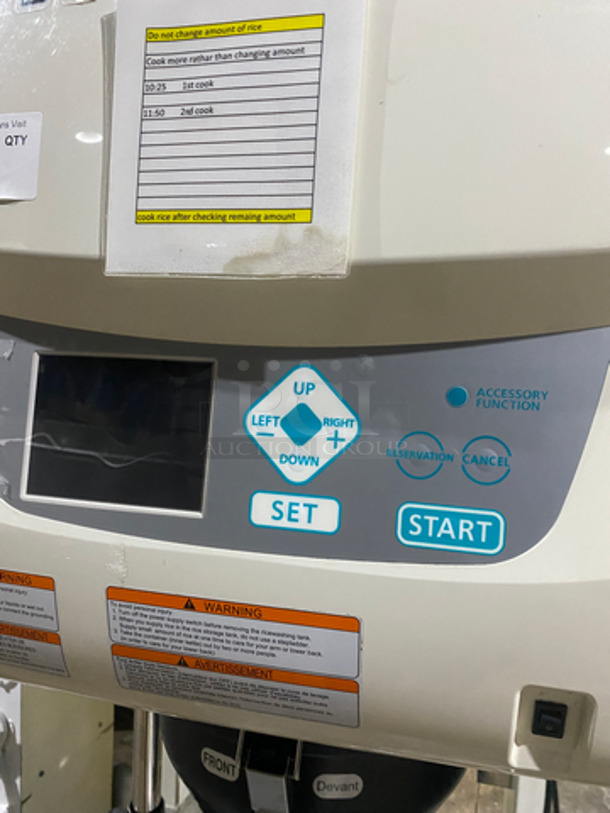 Kubota Commercial Automatic Rice Washing Machine! Model: KP720NA-UL SN: 10008 120V 60HZ - Image 6 of 8