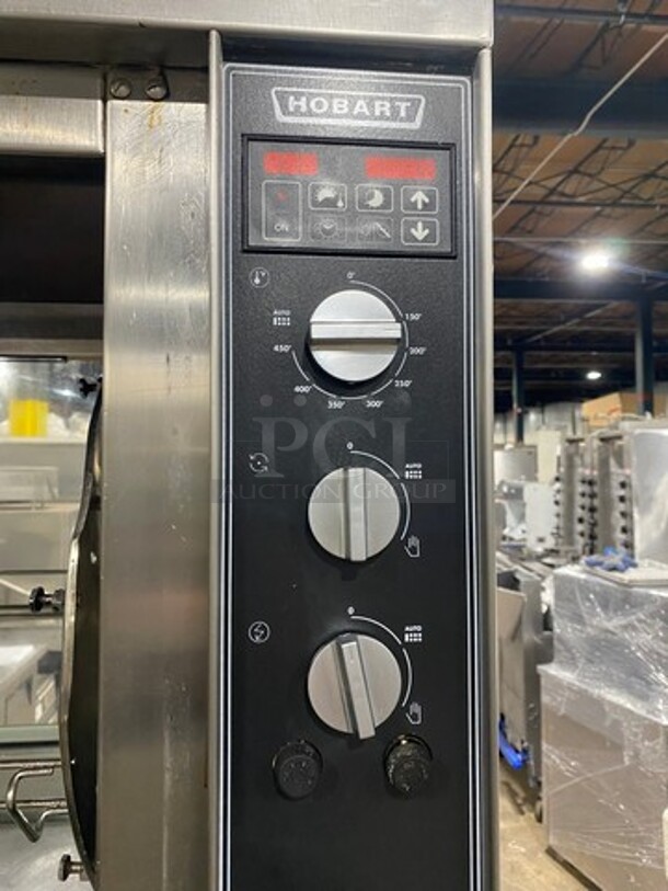 WOW! Hobart Commercial Electric Powered Rotisserie Machine! With Lower Food Warmer! All Stainless Steel! On Casters! Model: HRW330 SN: 750004202 208V 60HZ 3 Phase - Image 8 of 11