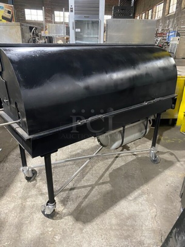WOW! Belson Porta Grill LP Powered BBQ Grill! On Casters! Working When Removed! Model: PG2460II SN: 4459 - Image 4 of 9