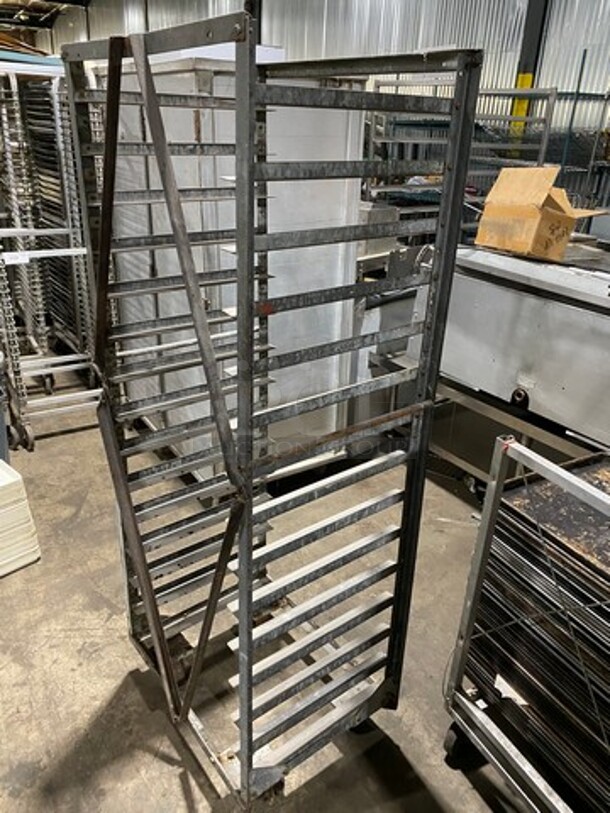 Metal Commercial Pan Transport Rack! On Casters! - Image 4 of 7