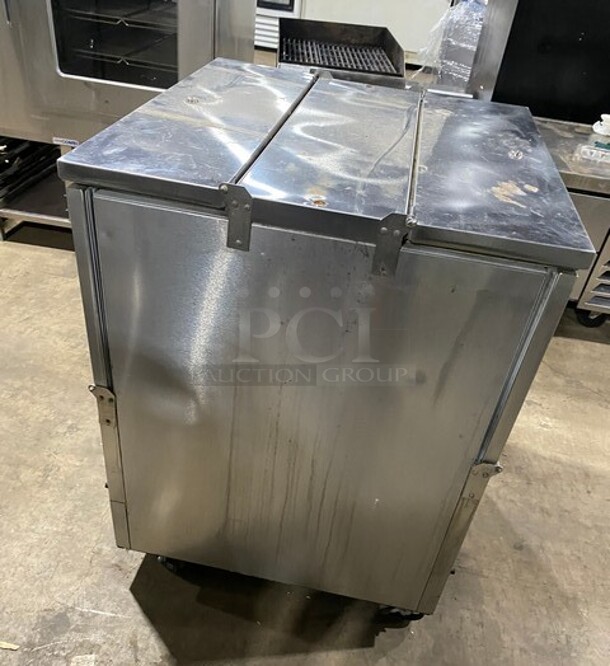 Beverage Air Stainless Steel Milk Cooler! On Casters! MODEL ST34NS SN: 12400226 115V 1PH - Image 4 of 9
