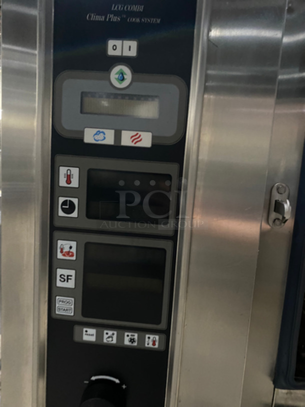 NICE! Henny Penny Commercial Natural Gas Powered Full-Size Combi Convection Oven! With View Through Door! With Underneath Pan Holding Area! Holds Full Size Pans/Trays! All Stainless Steel! On Legs! Model: LCG-6 SN: G61CB99031003780 - Image 6 of 8