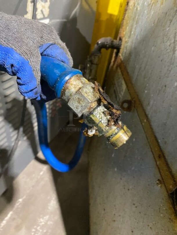 Imperial Commercial Natural Gas Powered 4 Burner Stove! With Raised Back Splash And Salamander Shelf! With Oven Underneath! All Stainless Steel! On Casters! Model: IR4 SN: 03273711 - Image 10 of 10