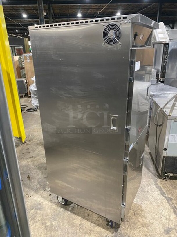 SWEET! LATE MODEL! 2015 FWE Electric Powered Food Warming Cabinet! With Solid Split Door! All Stainless Steel! On Casters! Model: TST16CHP SN: 154334202 120V 60HZ 1 Phase - Image 2 of 8