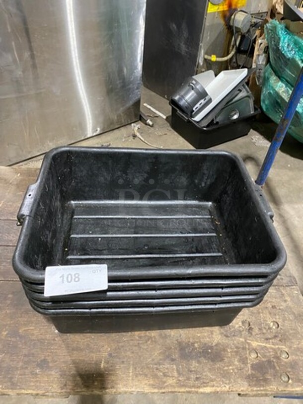 ALL ONE MONEY! Black Poly Bus Bin! - Image 1 of 3