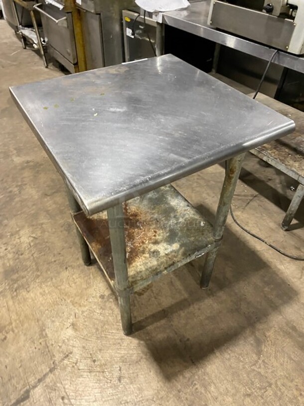 All Stainless Steel Commercial Work/Prep Table! With Underneath Storage Space! On Legs! - Image 4 of 6
